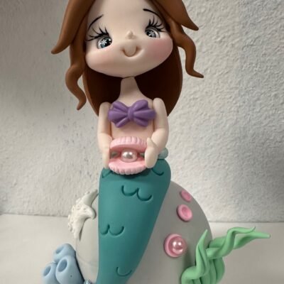 Sirens 7" Brown Hair DCSI 113 Non edible ceramic dolls