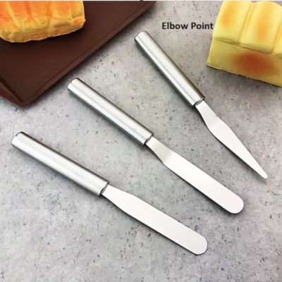 Stainless steel SPATULA: ELBOW POINT
