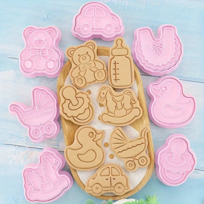 Plastic Cutter Molds. BABY TOYS B116 x 8 un.