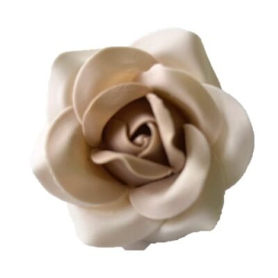 Flower. Nude Creme 3". Ceramic Rose. DF 3-008