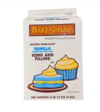 Vanilla Icing and Filling Bakesense 8 lb.