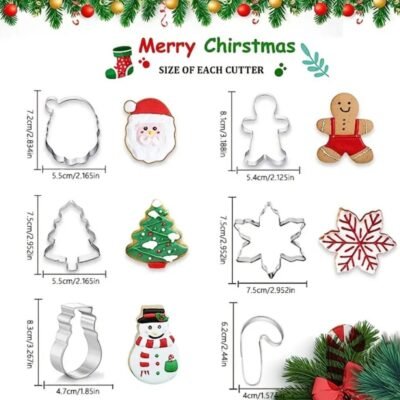 Metal Cutters. Christmas. 6 PCS.