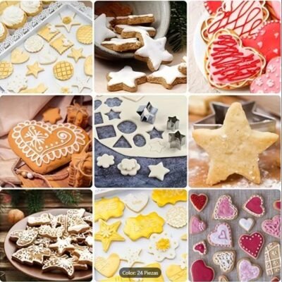 Metal Cutters. Diferent Shapes Designs. x 3 unit.