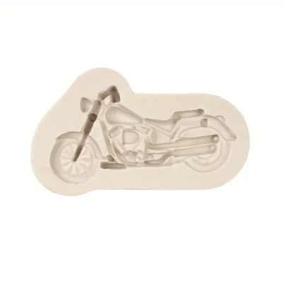Silicone Mold Motorcycle 3D Gray