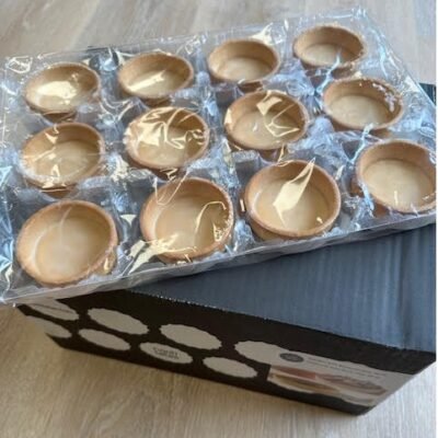 Tartlet 70 mm Round 100% Butter. Sweet x 12 unit.