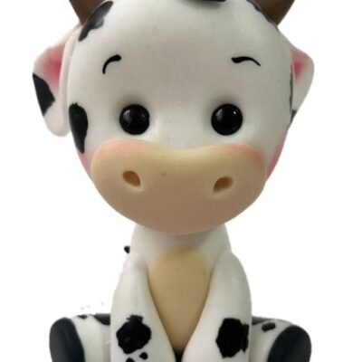 Cow Little Cap 4.5"H. DCCO 106 Non edible ceramic dolls