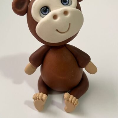 Safari Monkey 3.5"H. DCSF 125 Non edible ceramic dolls
