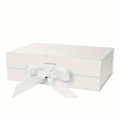Premiun Luxury Box 9.06" x 6.69" x 2.76". White Gift Box x 1 un.