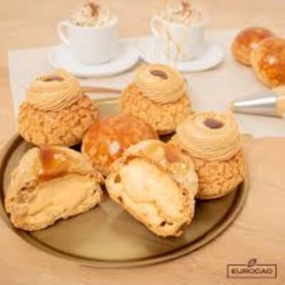 Vela Gold 2 lb. bucket. Caramel Premium Spread. Eurocao