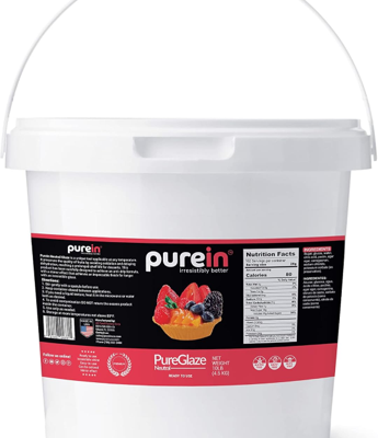 Mirror Glaze x 10 Lb bucket. Purein. Clear