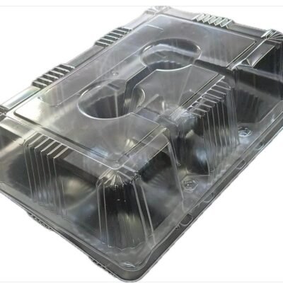 Clear Cupcake Container 6 Units Disposable