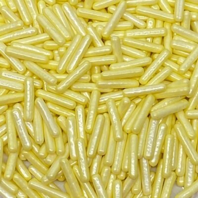 Sprinkles Yellow Rods. x 2.5 oz. aprox.
