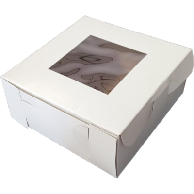 Bakery box square Window 6" x 6" x 2.5"