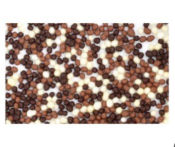 Mix Mini Crispy Choco Ball 3 x 11 oz aprox. cup. Chocolate Topping.