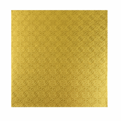Square Cake Drum Gold