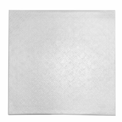 Square Cake Drum White