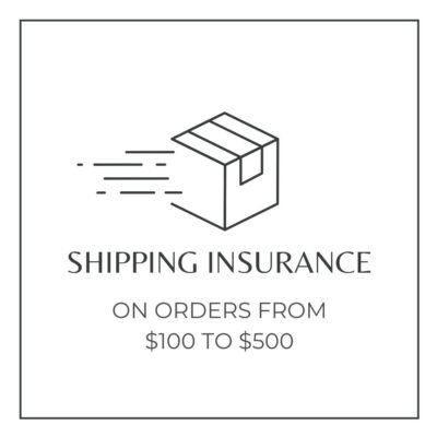 Shipping Insurance ($6.85) - insures up to $500