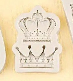 Silicon mini queen crown set 2 cavities